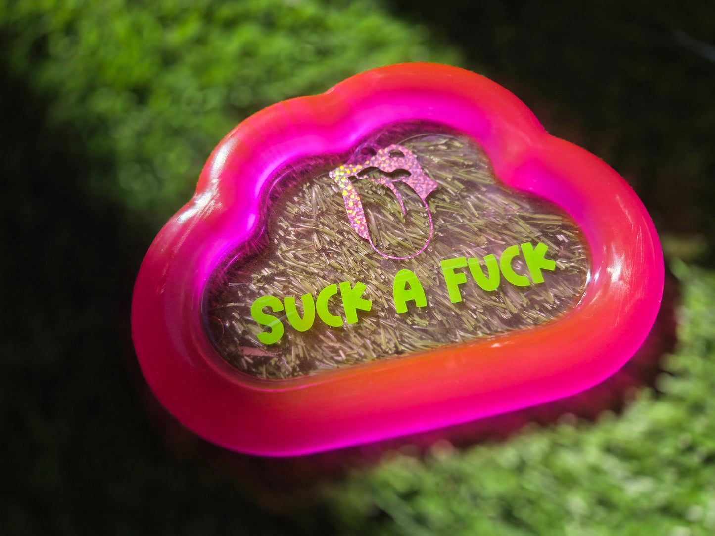 Hot Lips Suck a Fuck Glow in the Dark Tray