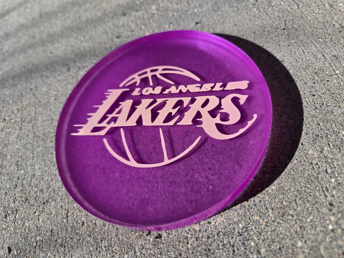Purple LA LAKERS / Glow in the Dark