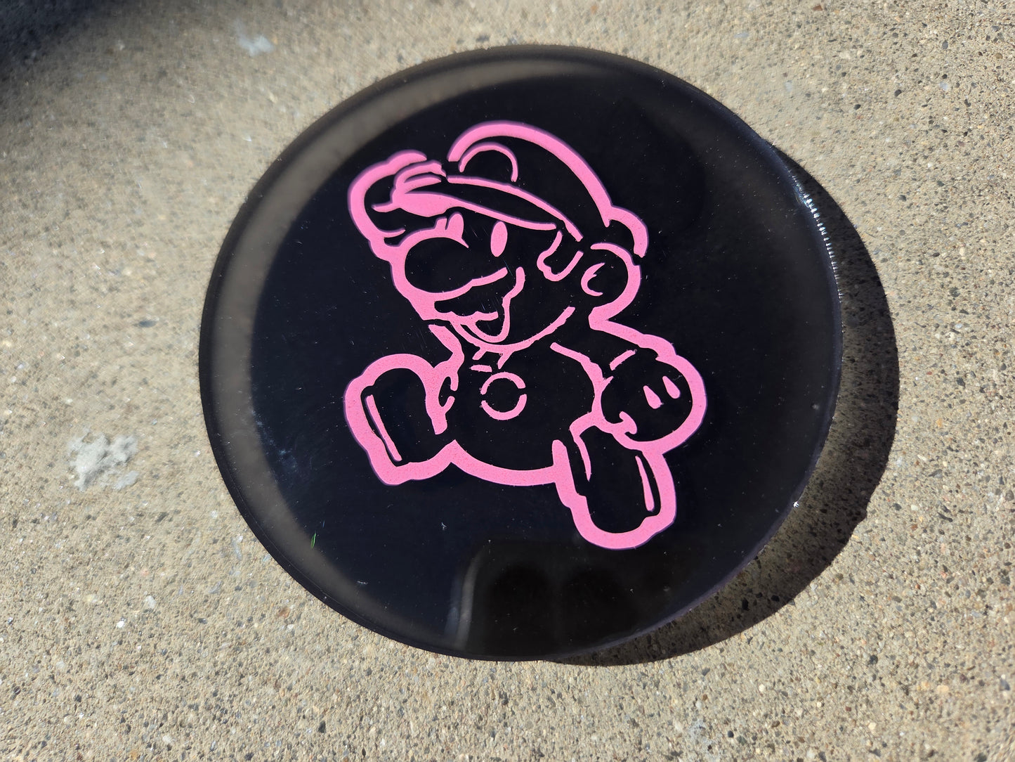 Mario Neon Pink / Glow in the Dark