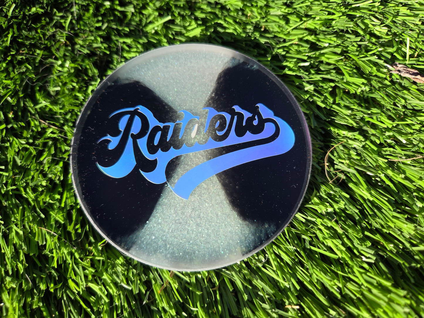 Raiders Cursive / Glow in the Dark