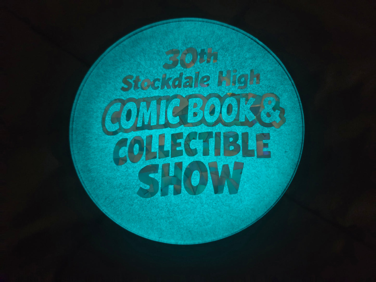 PRESALE / 30th Stockdale High School Comic and Collectable Show / Glow in the Dark / Double Sided
