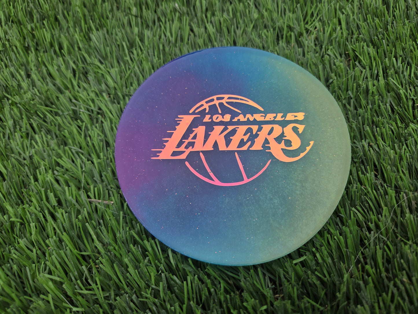 Cool Sunburst LA LAKERS /Glow in the Dark