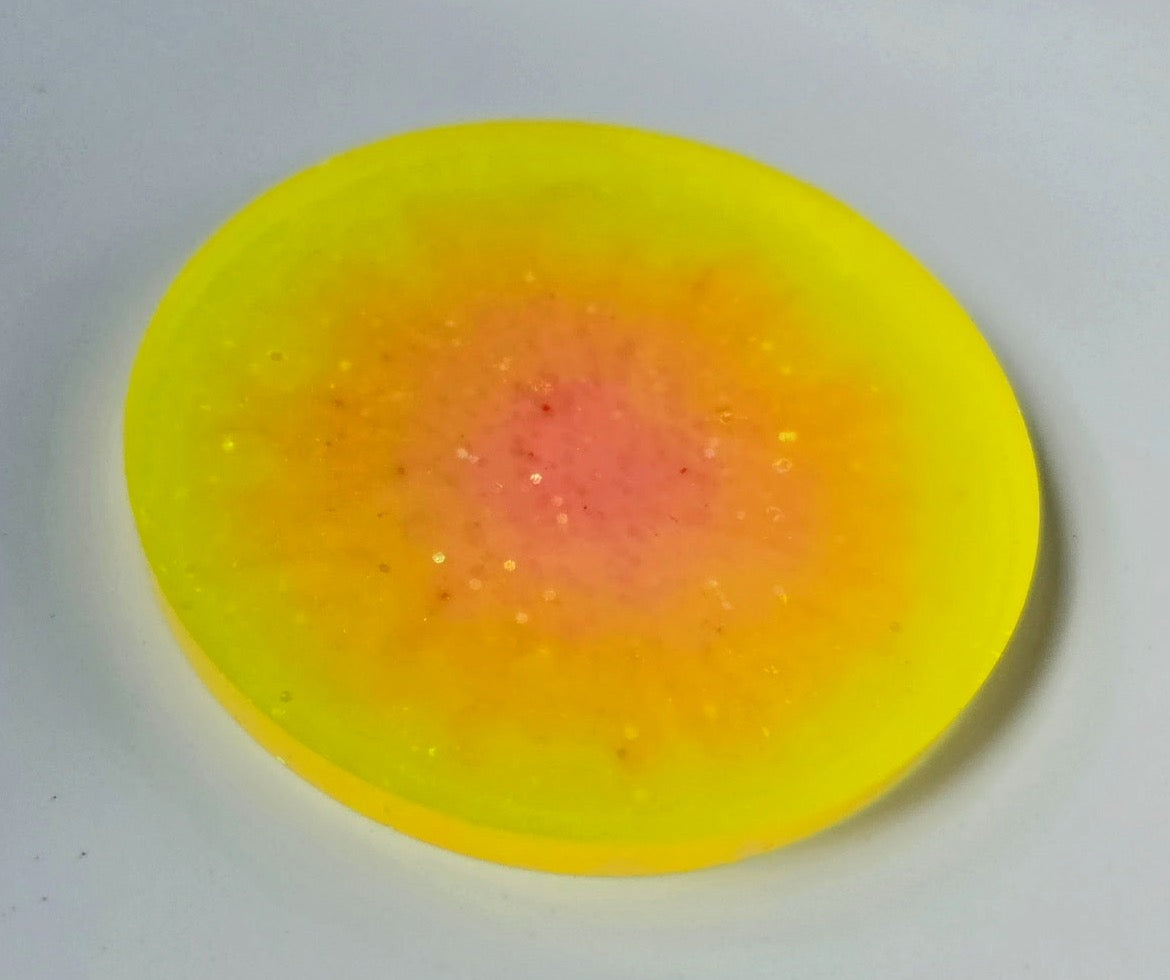 Sunny Glow Disc Golf Marker/Coaster
