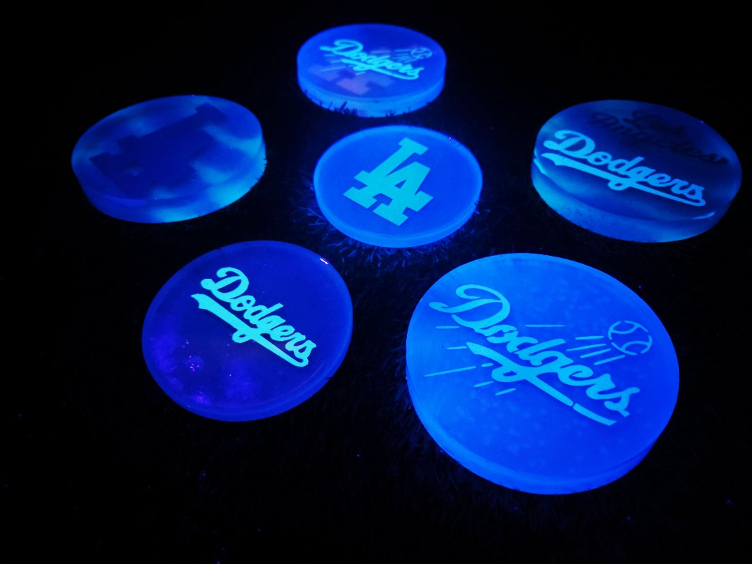 Dodgers VS Raiders / Double Sided / Glow in the Dark