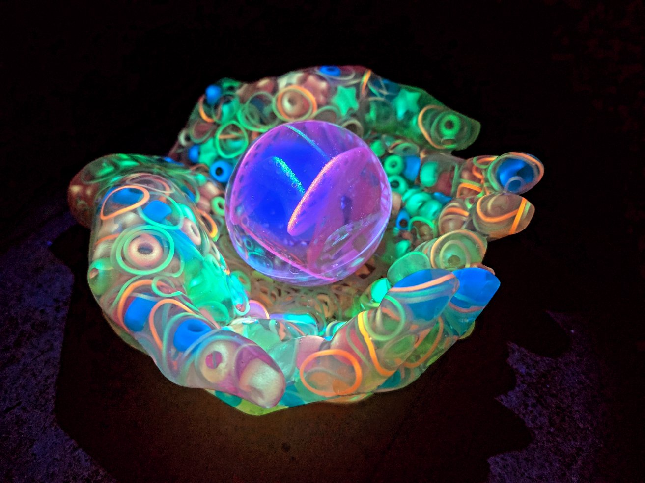 Summer Camp Glow in the Dark Tray