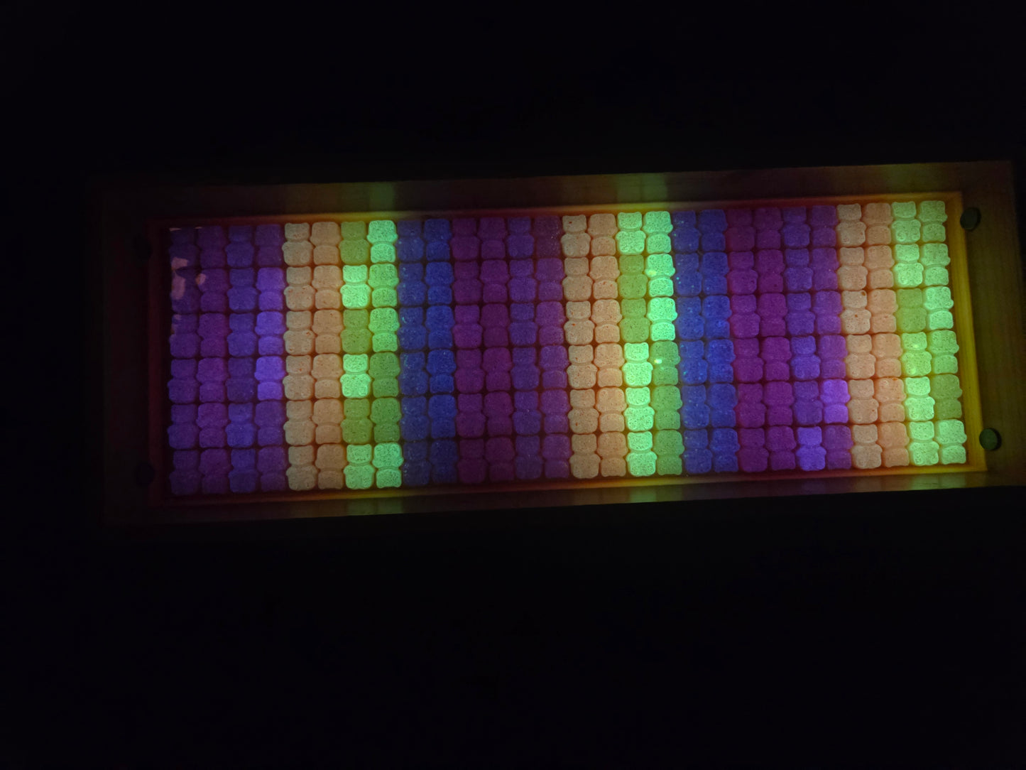Sherbert Sunset Gummy Bear Glow in the Dark Tray