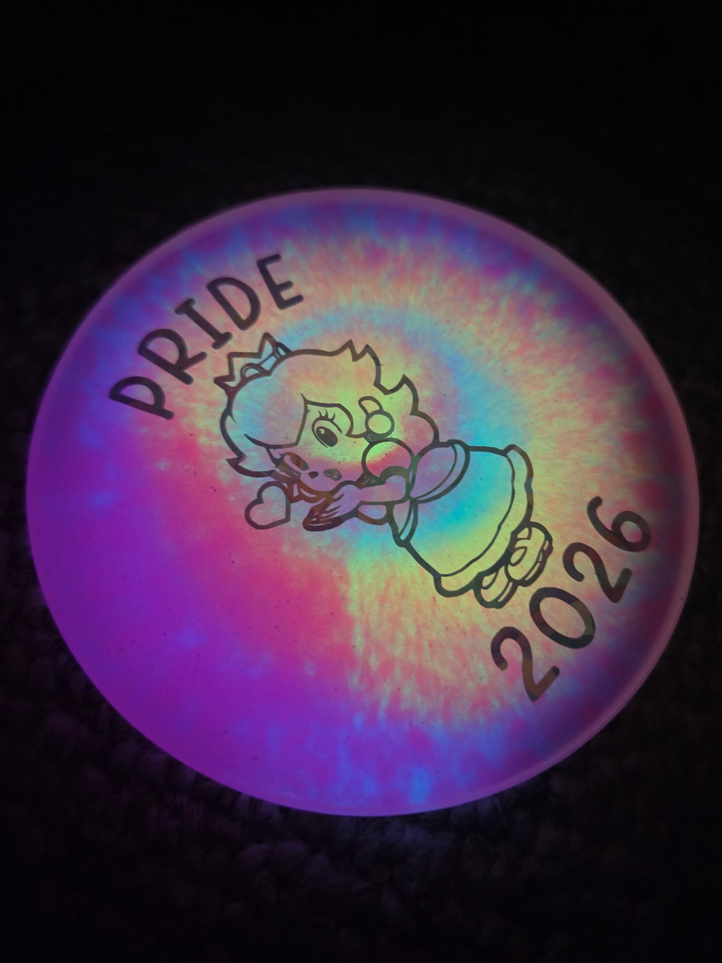 Princess Peach PRIDE 2026 / Glow / Mini / Coaster