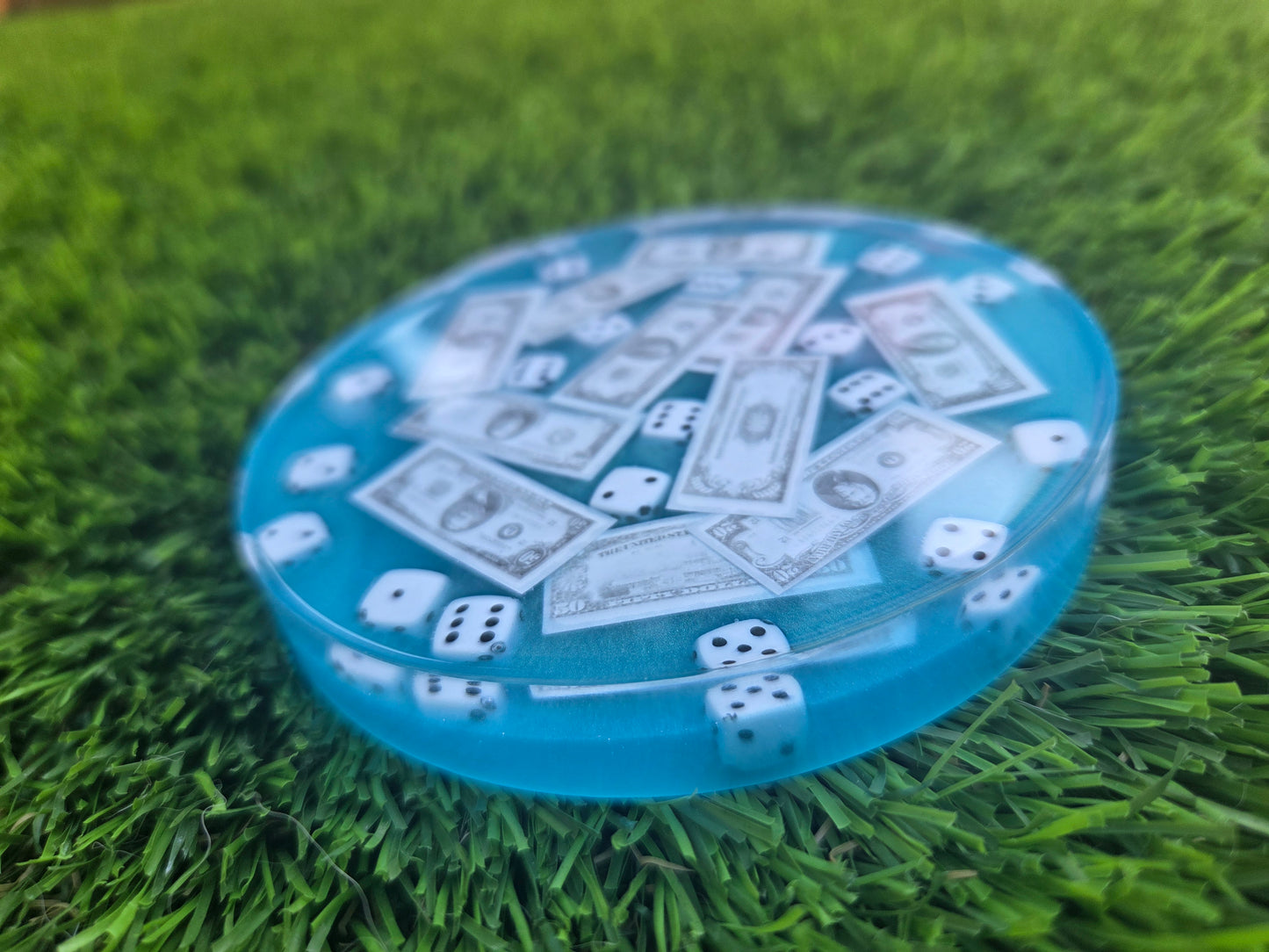 Cash N Dice Super Glow Large Blue Mini