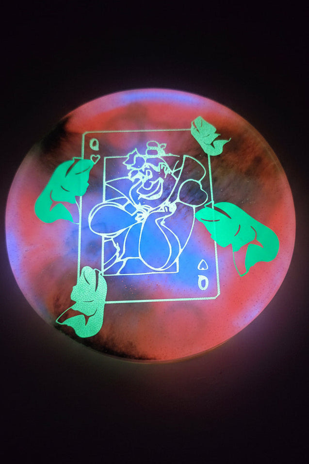 OFF WITH THEIR HEADS! Alice in Wonderland X Red Queen X White Rabbit X Double Sided X Glow in the Dark