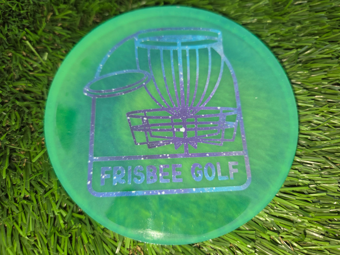 Frisbee Golf Bangin Chains Super Glow Large Mini