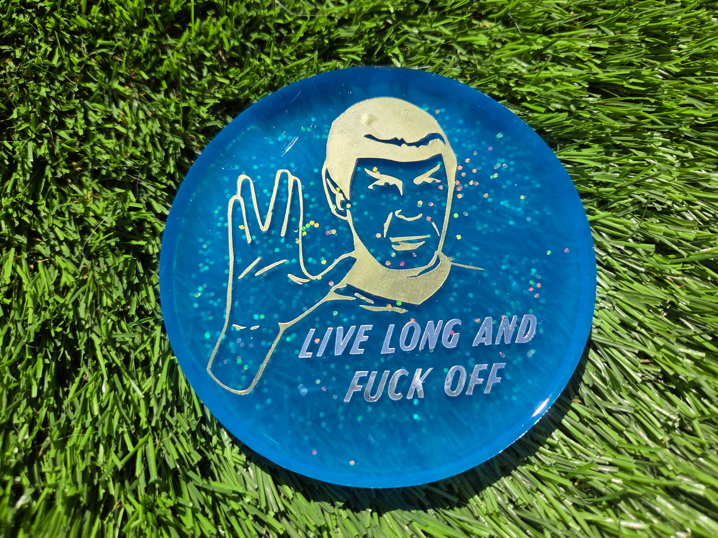Live Long And Fuck Off Super Glow Large Mini