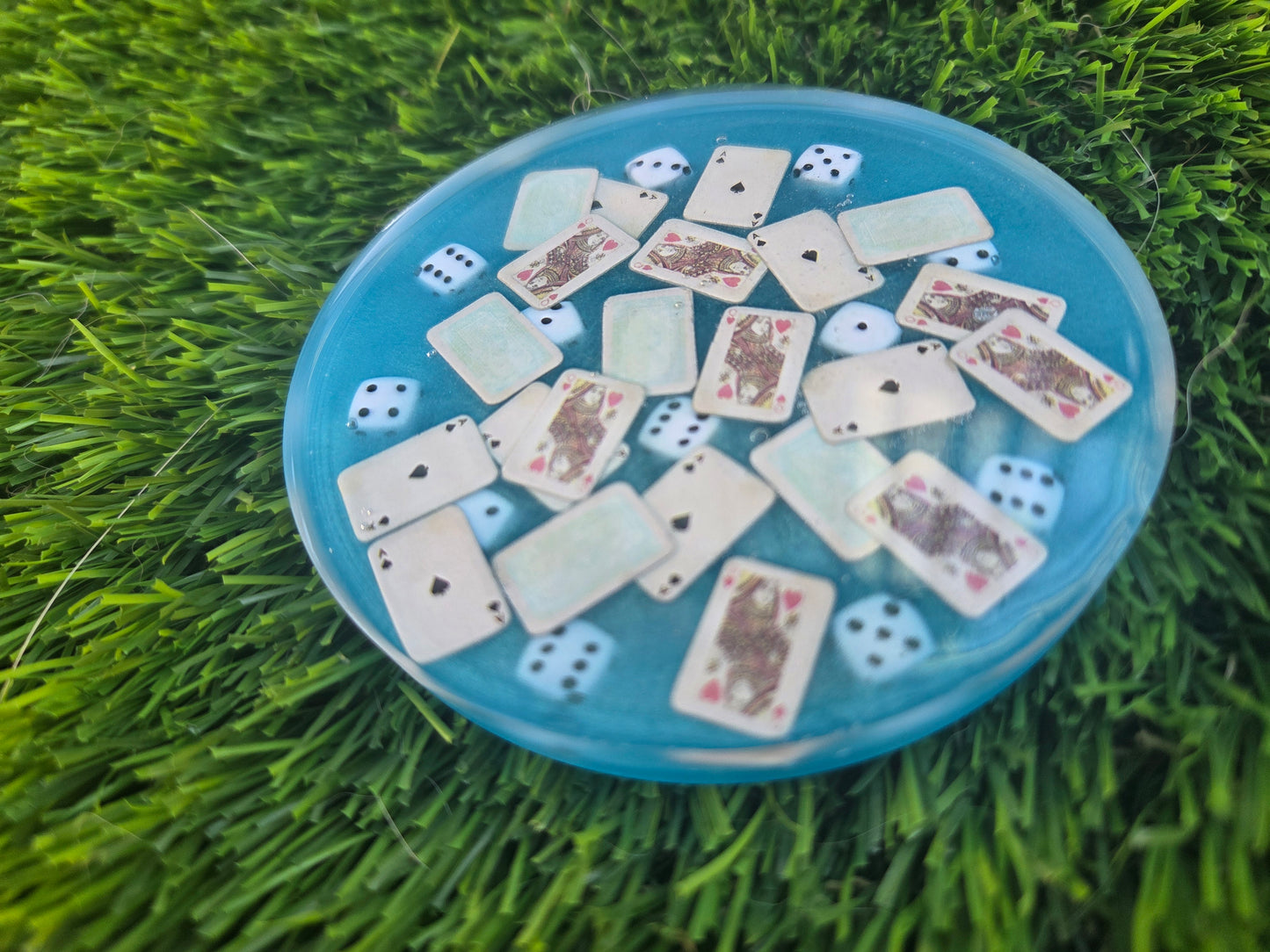Cards N Dice Super Glow Blue Medium Mini