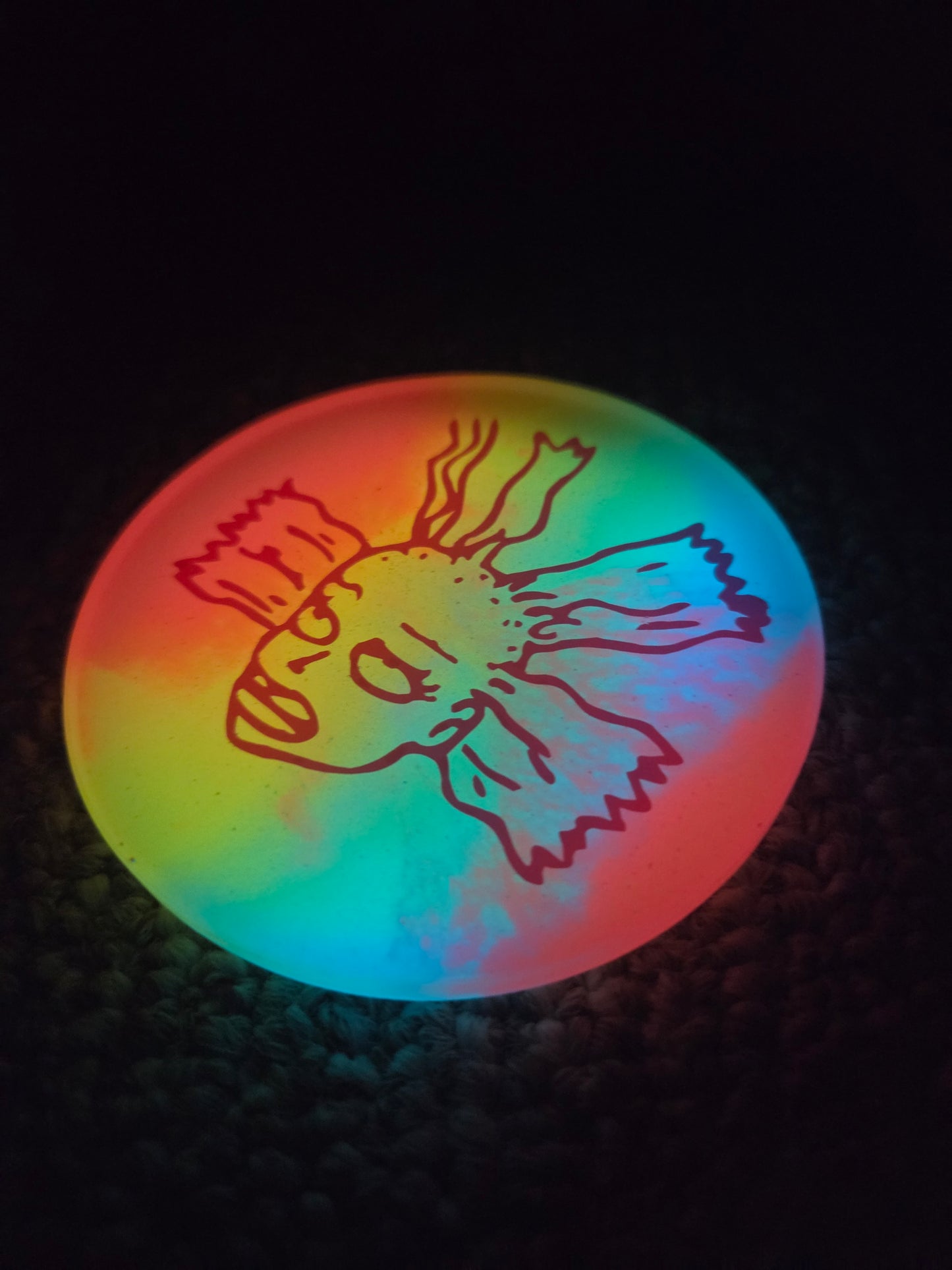 Rainbow I Need A Nap Cynthia/ Glow / Coaster