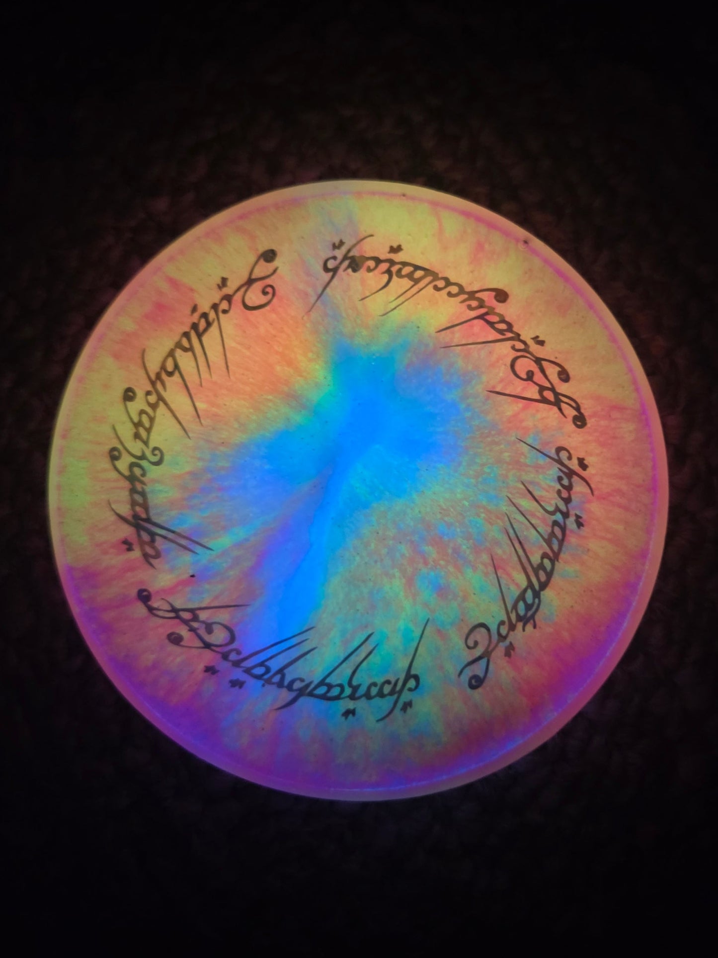 Gay Pride Lord Of The Rings / Super Glow / 3.5inches Medium