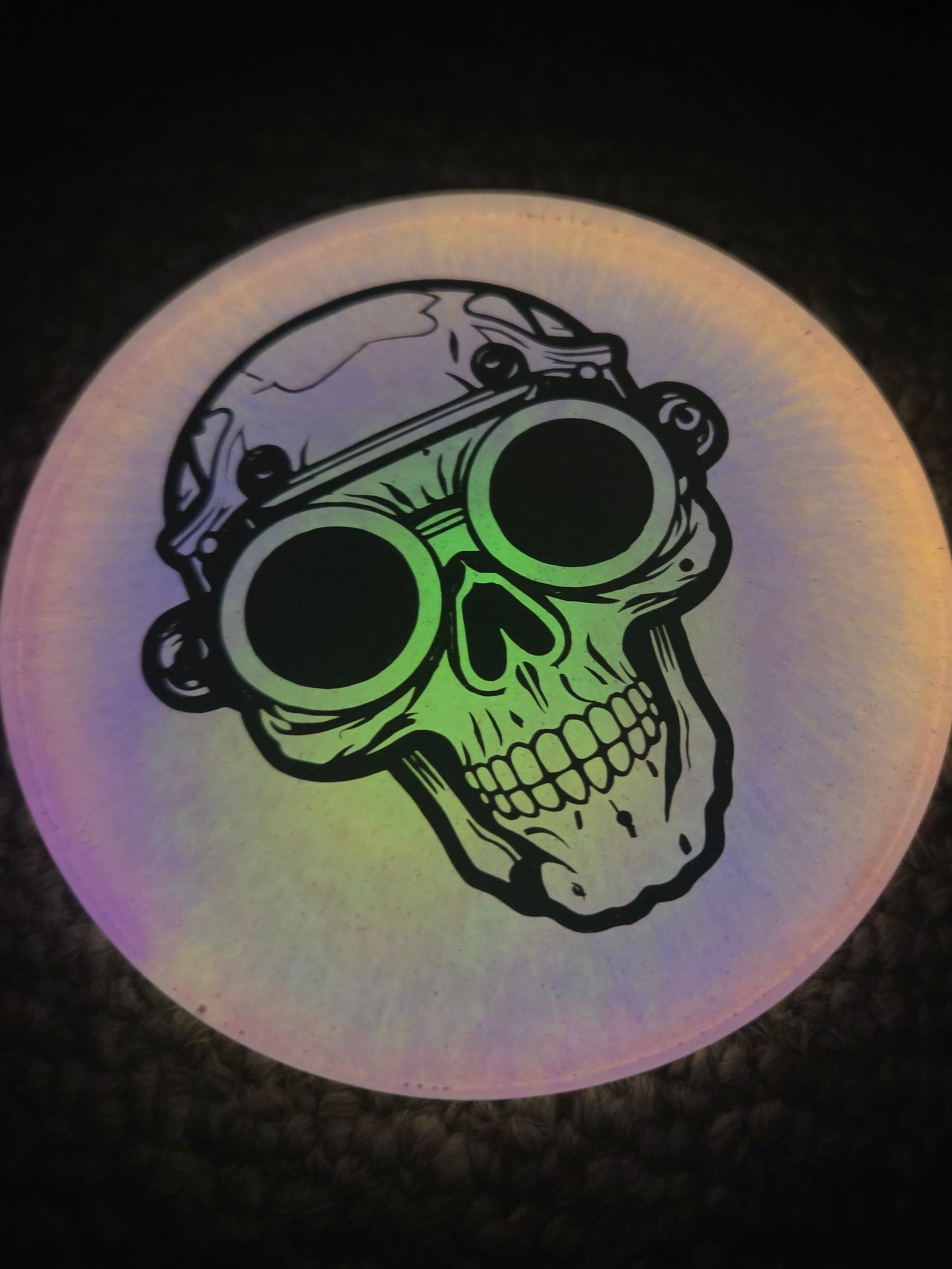 Wartime Skelly / Glow in the Dark / Mini / Coaster