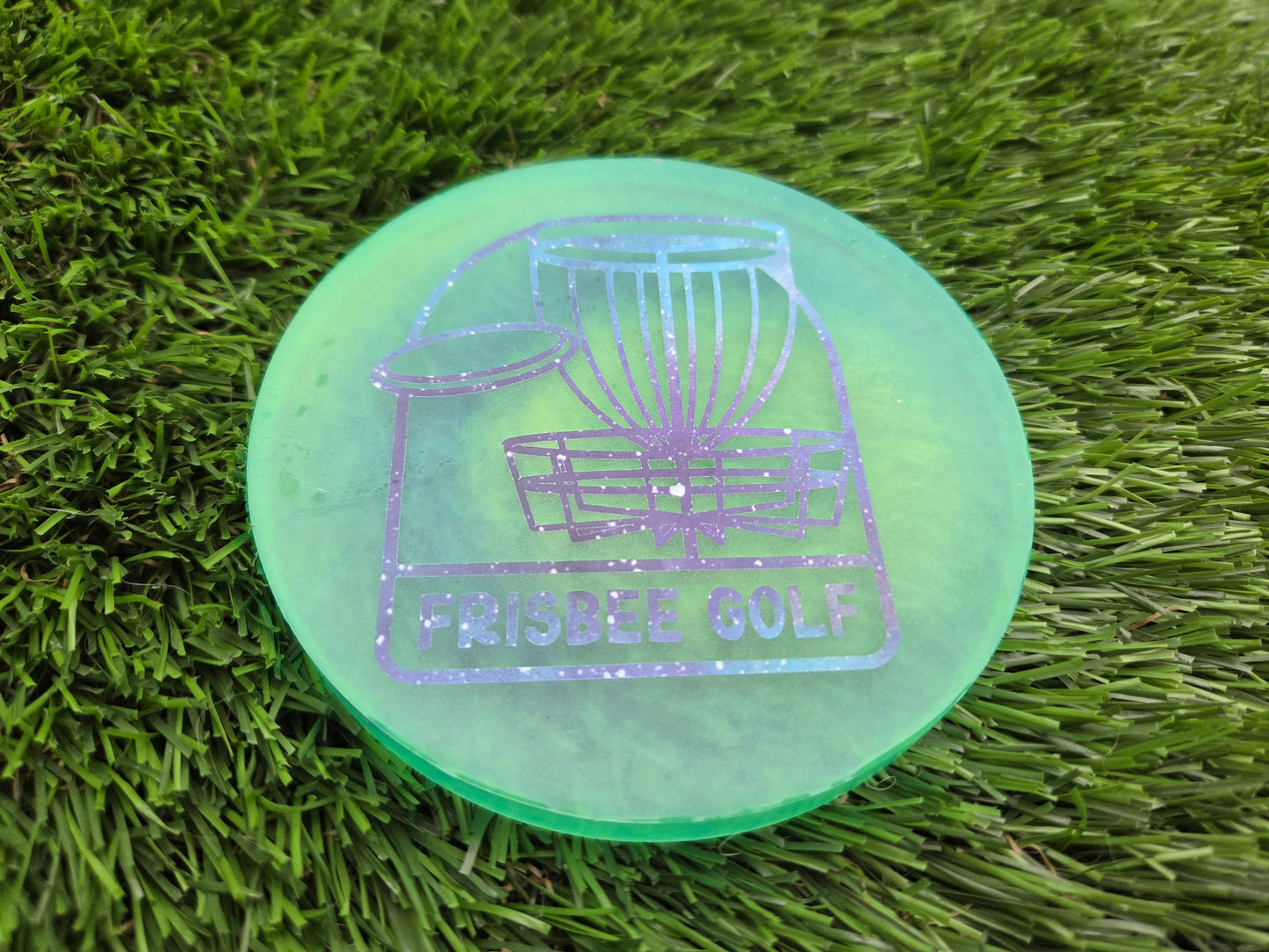 Frisbee Golf Bangin Chains Super Glow Large Mini