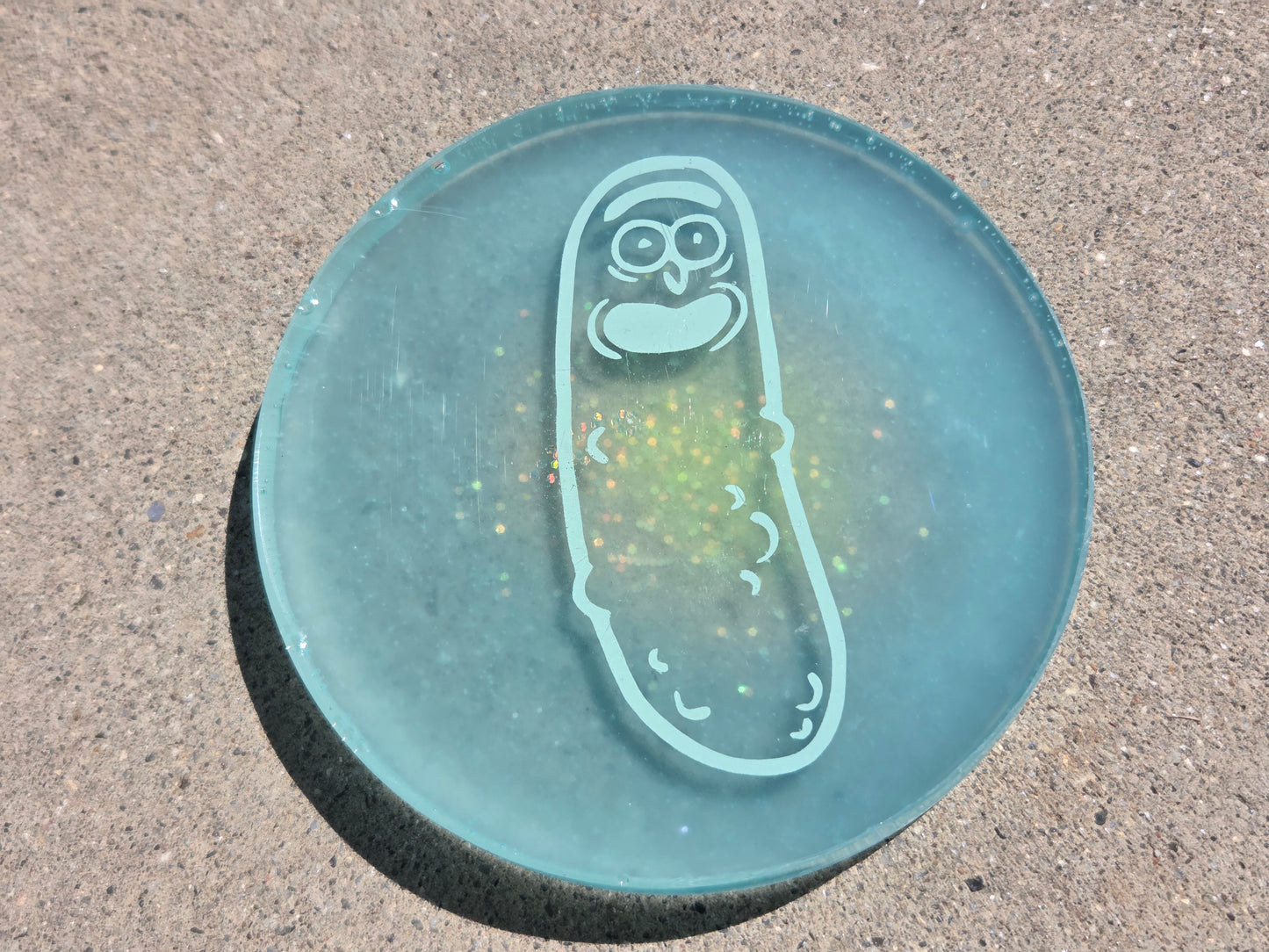 Pickle Rick Double Glow Large Mini CLEARANCE/FACTORY2ND/FINALSALE