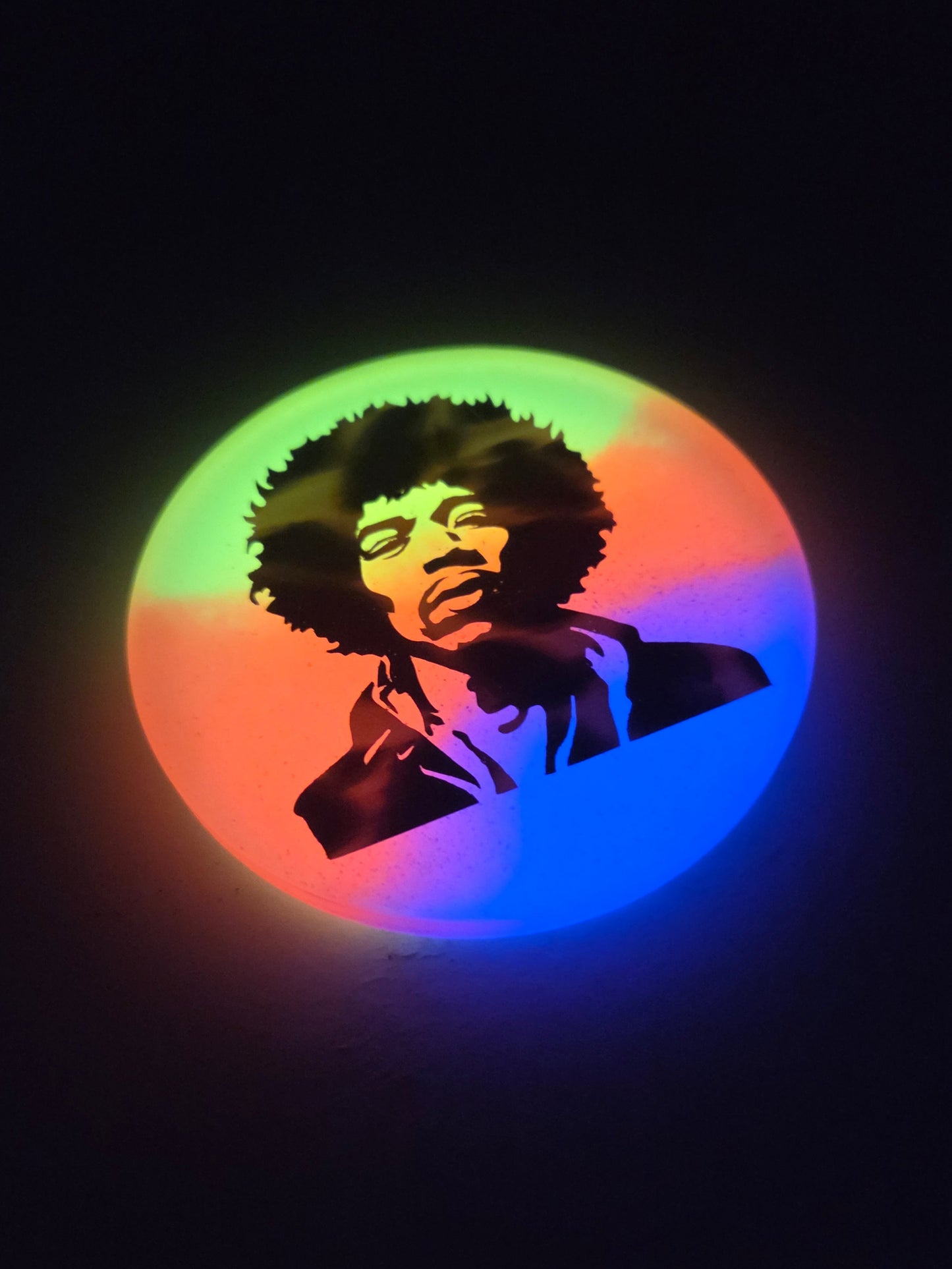 Jimi Hendrix Sunset / Glow in the Dark