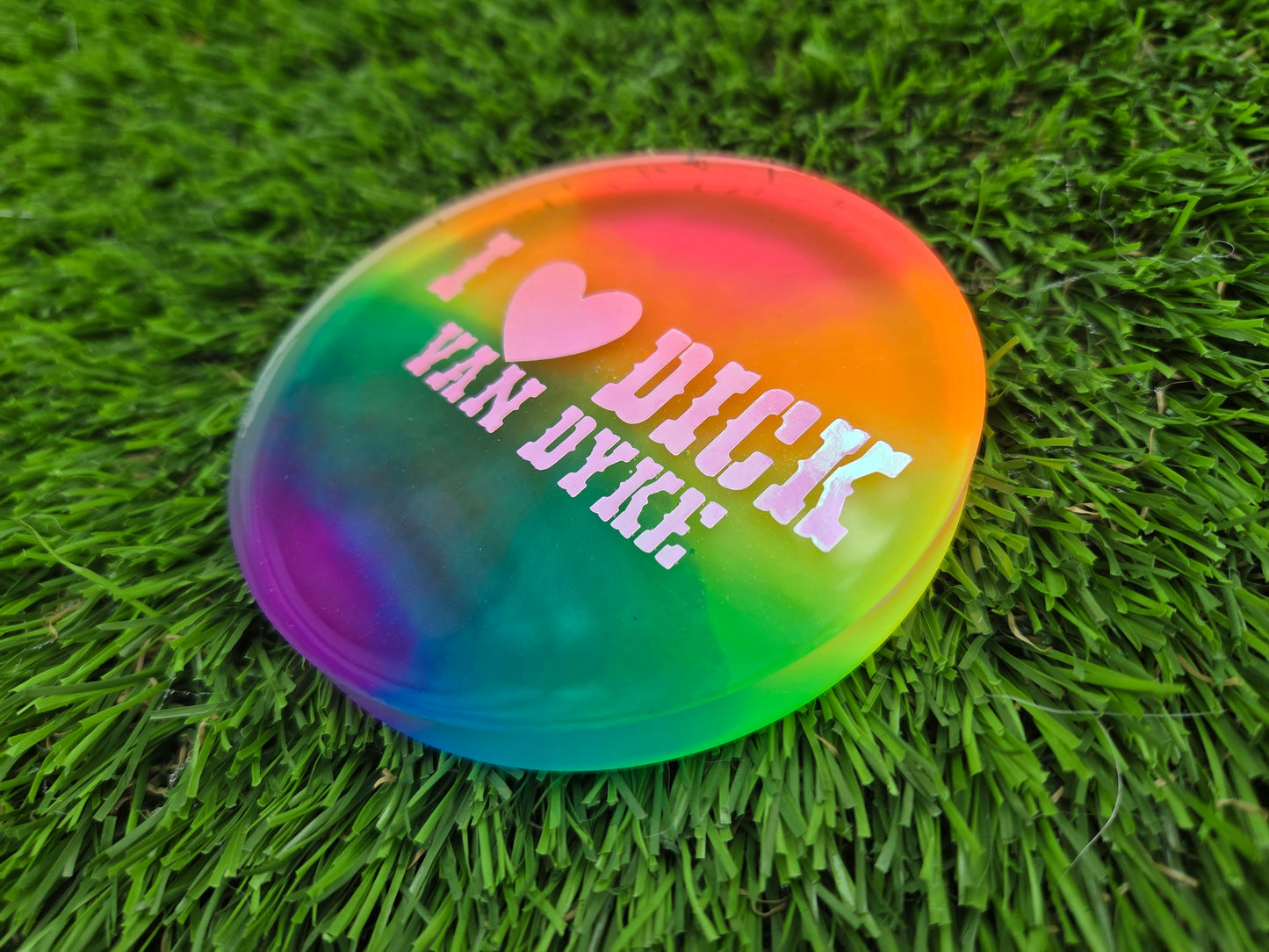 I Heart Dick Van Dyke Rainbow Super Glow Medium Mini