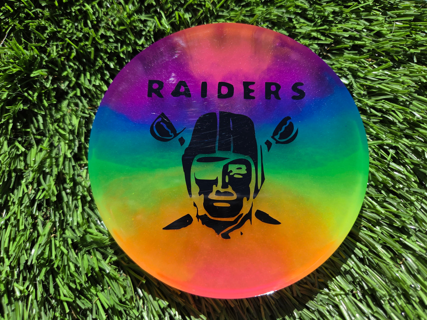 Raiders Super Glow Rainbow Large Mini