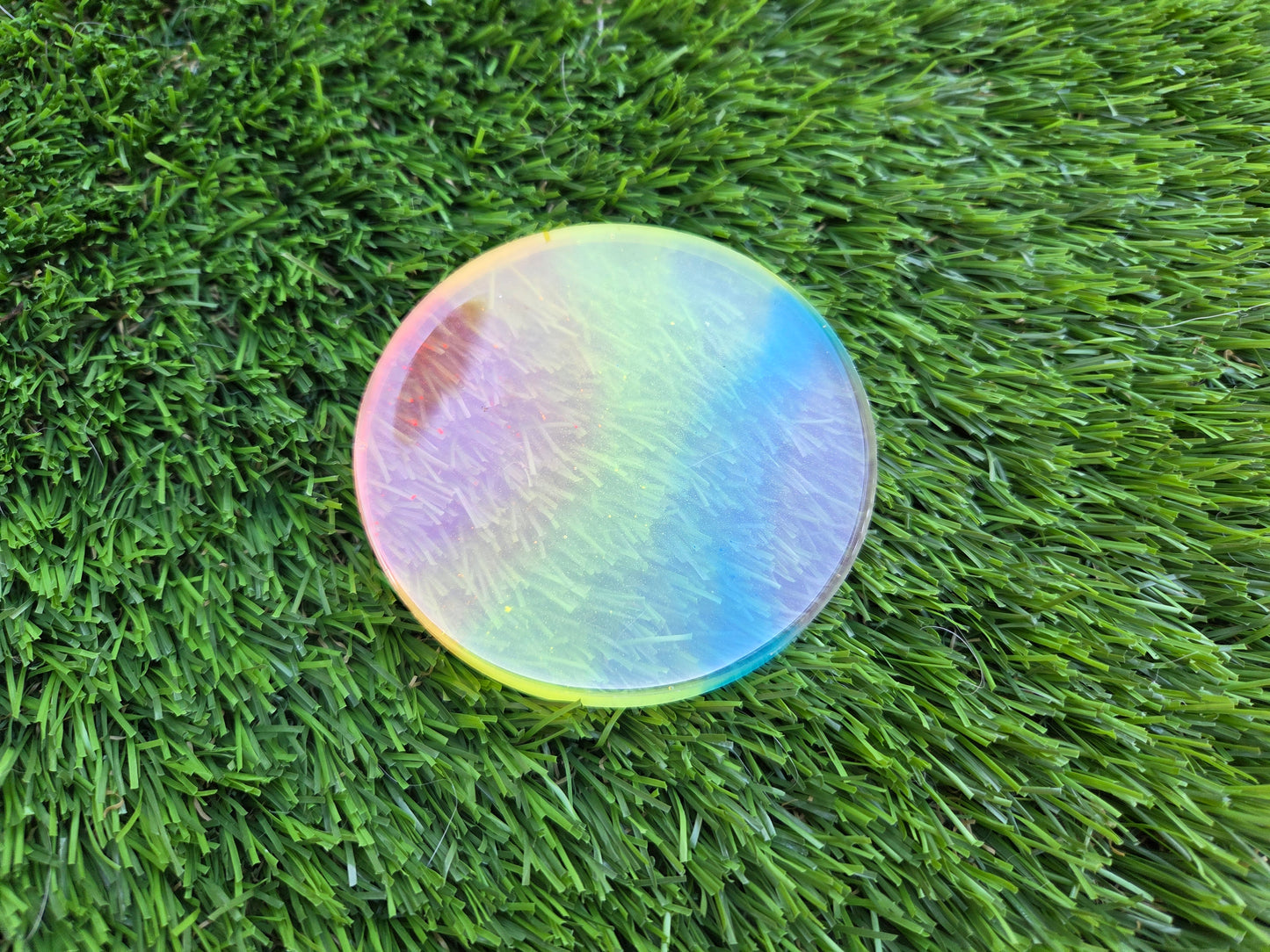 Clear Rainbow Glow Medium Mini