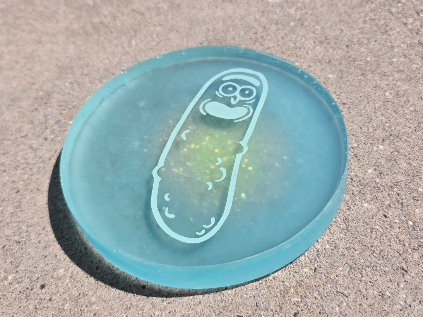 Pickle Rick Double Glow Large Mini CLEARANCE/FACTORY2ND/FINALSALE