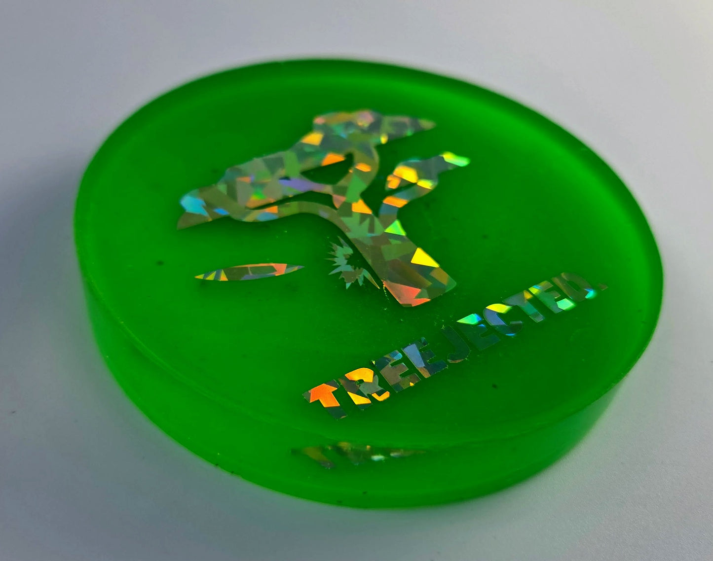 Treejected Glow Disc Golf Marker/Coaster