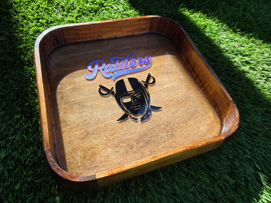 Raiders Pirate Glow in the Dark Tray