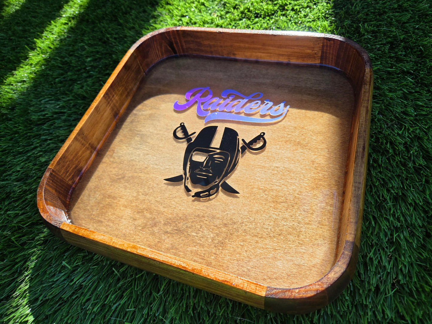 Raiders Pirate Glow in the Dark Tray
