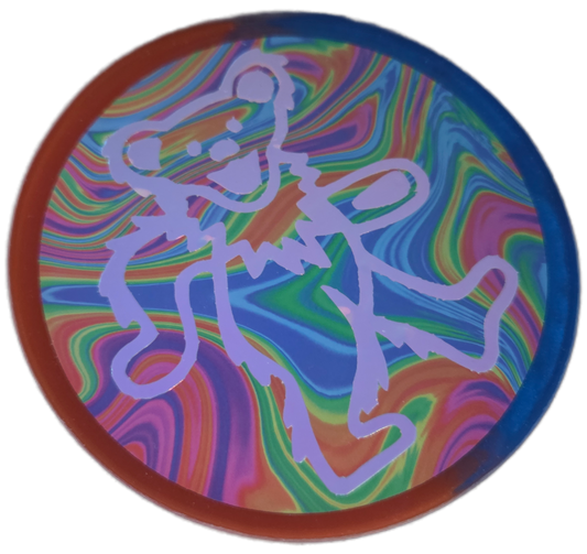 Psychedelic Dead Head / Double Sided / Glow in the Dark