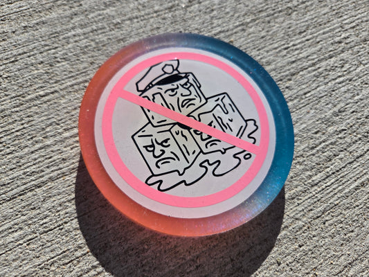 FUCK ICE SLO 50501/ Double Sided / Glow in the Dark