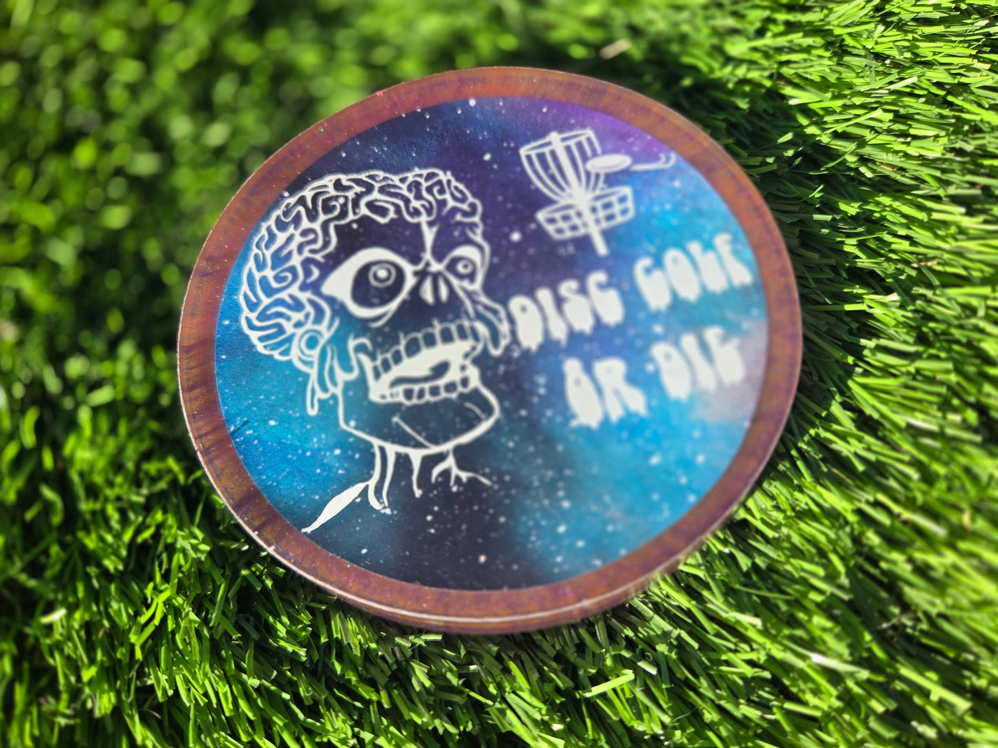 Mars Attacks! Disc Golf or Die! / Double Sided / Glow in the Dark