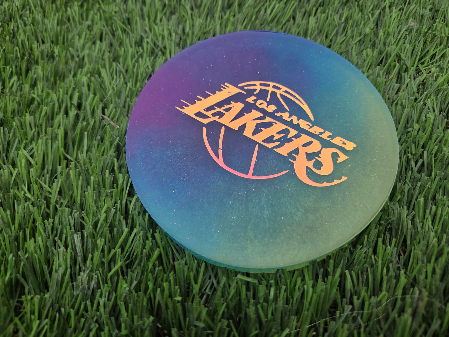 Cool Sunburst LA LAKERS /Glow in the Dark