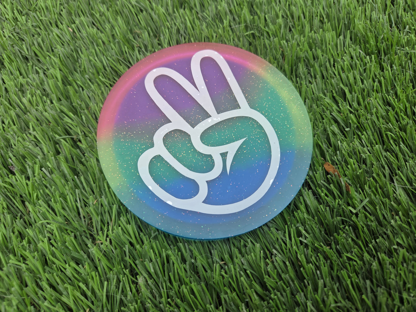 Peace, Love and Happiness /Double Sided / Glow in the Dark