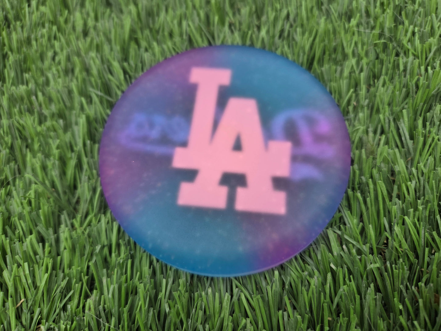 Dodgers Universe Neon Blue and Pink / Double Sided / Glow in the Dark