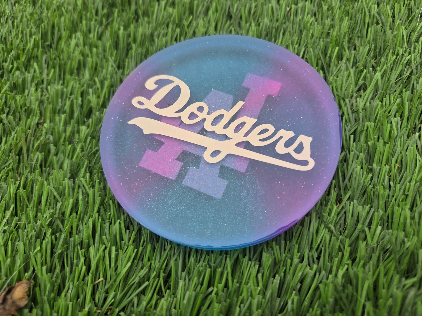 Dodgers Universe Neon Blue and Pink / Double Sided / Glow in the Dark