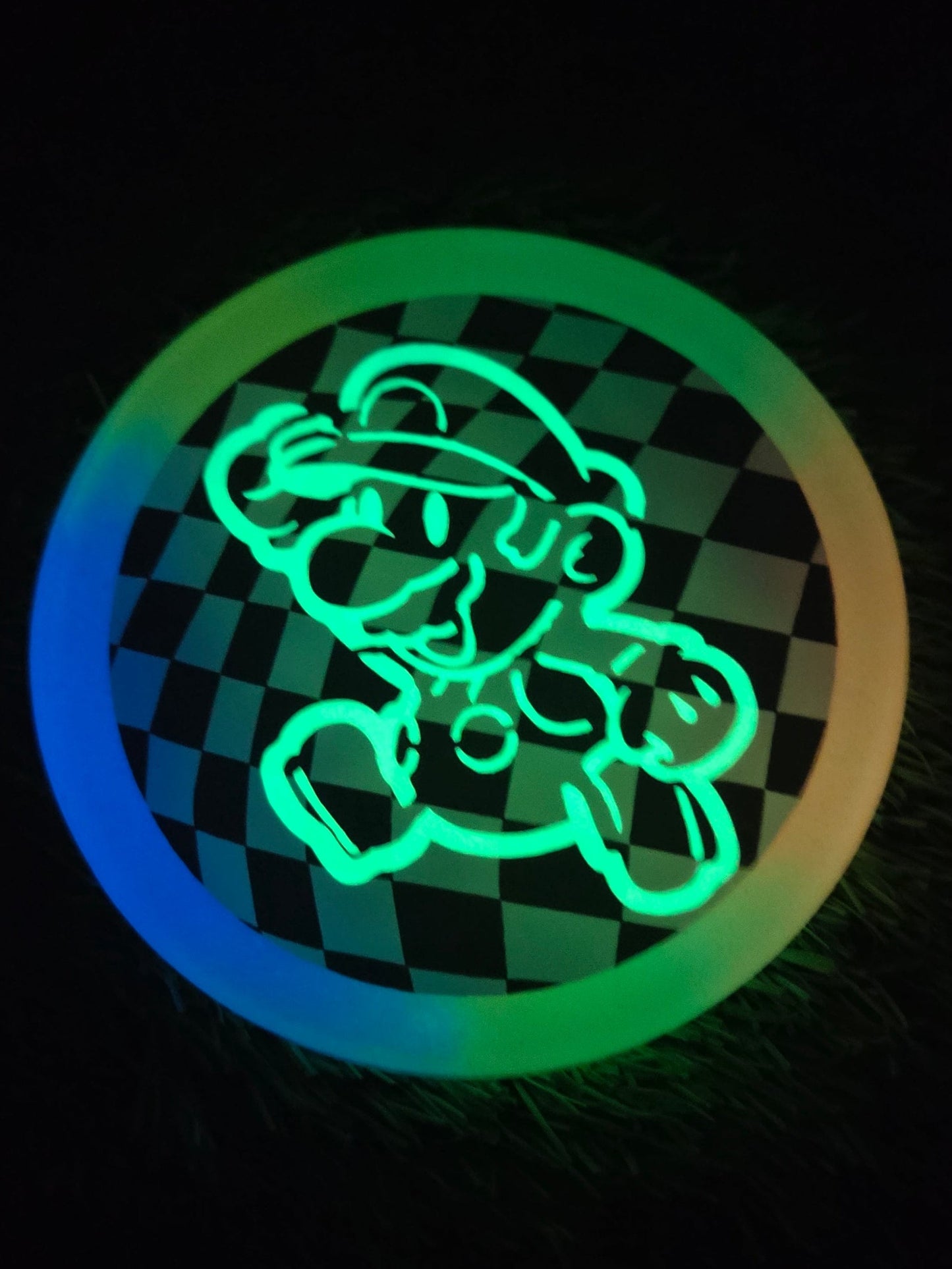 Tag Team Mario and Luigi / Double Sided / Glow in the Dark