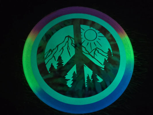 Peace, Love and Happiness /Double Sided / Glow in the Dark
