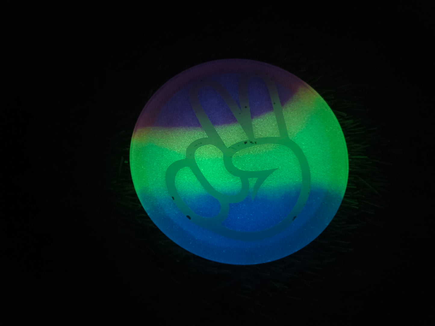 Peace, Love and Happiness /Double Sided / Glow in the Dark