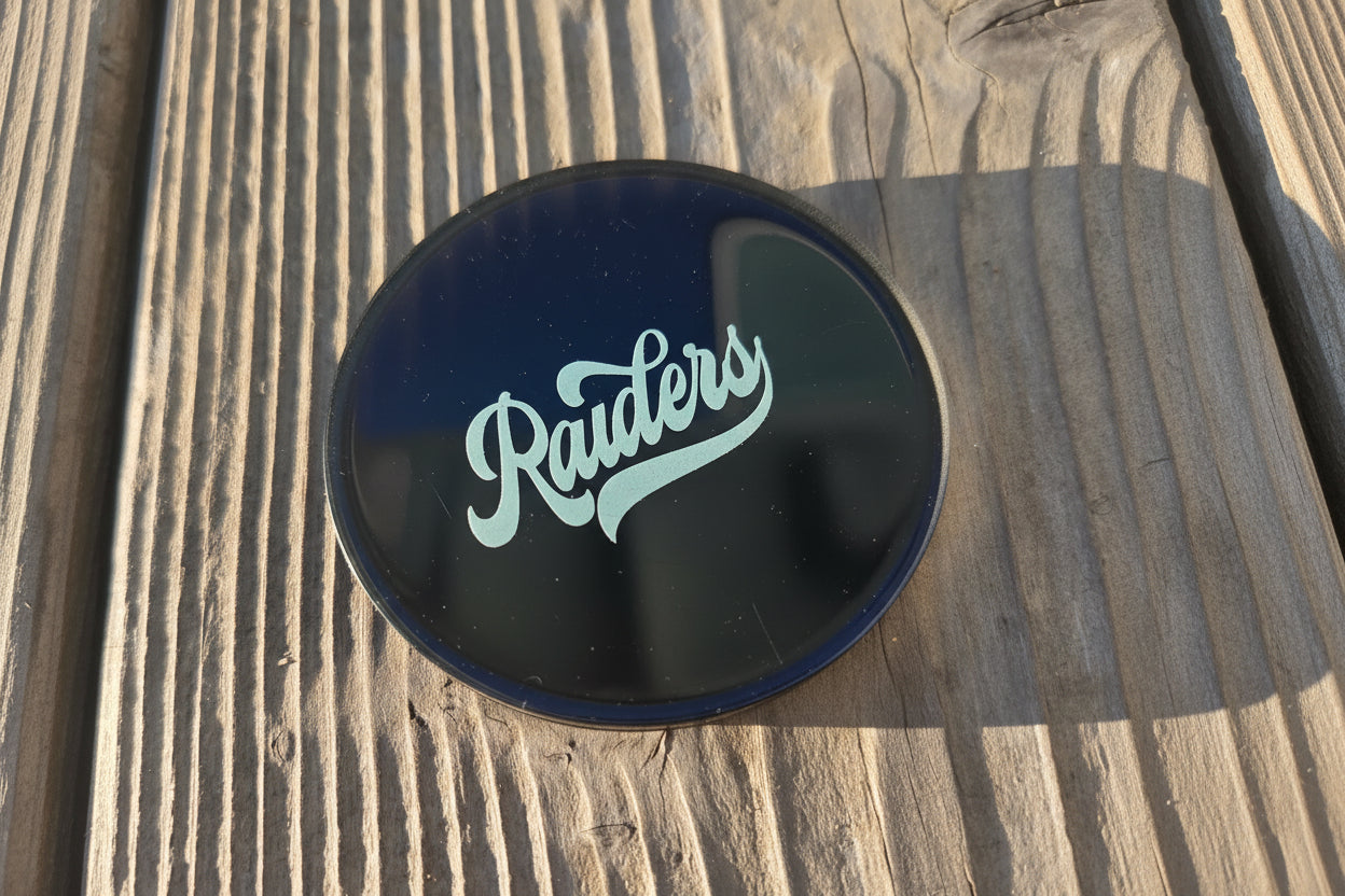Raiders Cursive / Glow Vinyl / Mini Mini