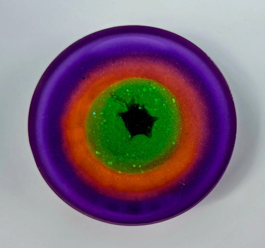 Galactic Glow Disc Golf Marker/Coaster