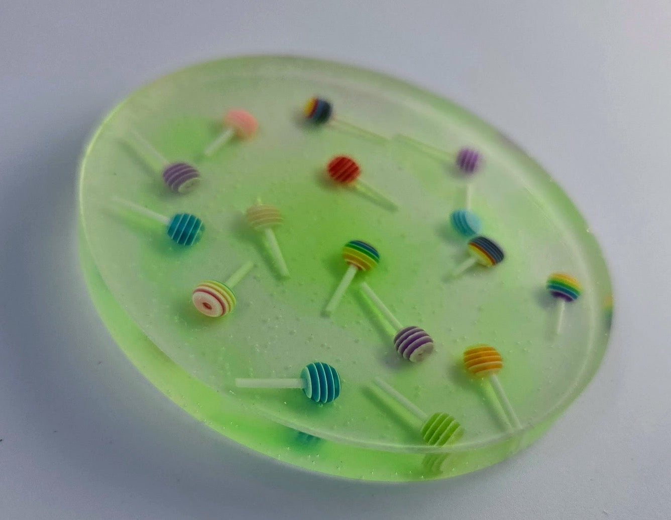 Suckers Glow Disc Golf Marker/Coaster