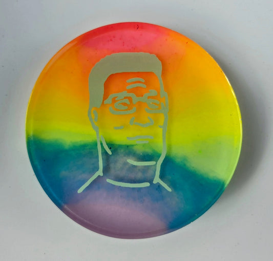 Hank Hill Large Glow Disc Golf Marker/Coaster