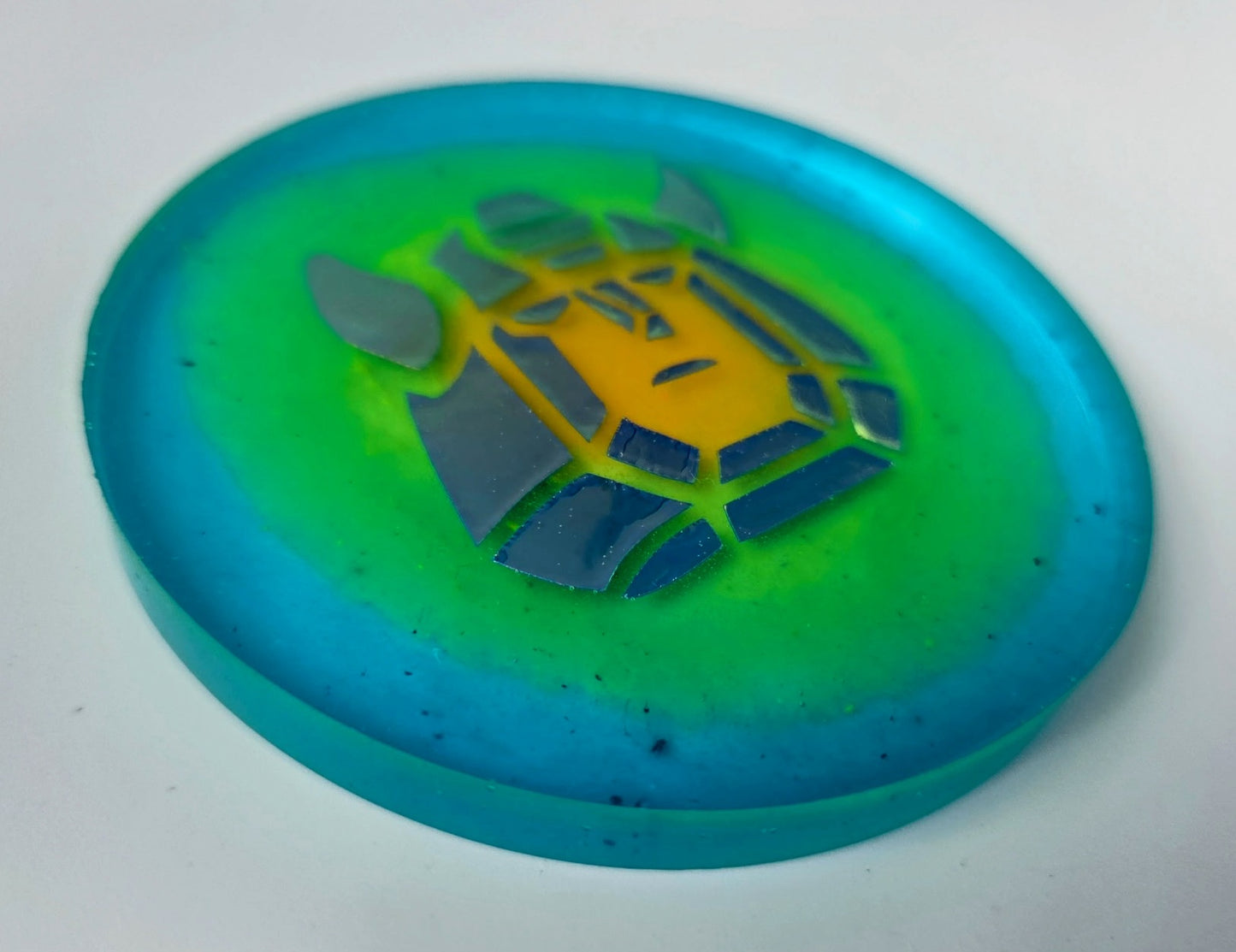 Transformer Glow Disc Golf Marker/Coaster