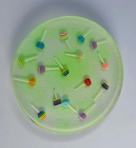 Suckers Glow Disc Golf Marker/Coaster