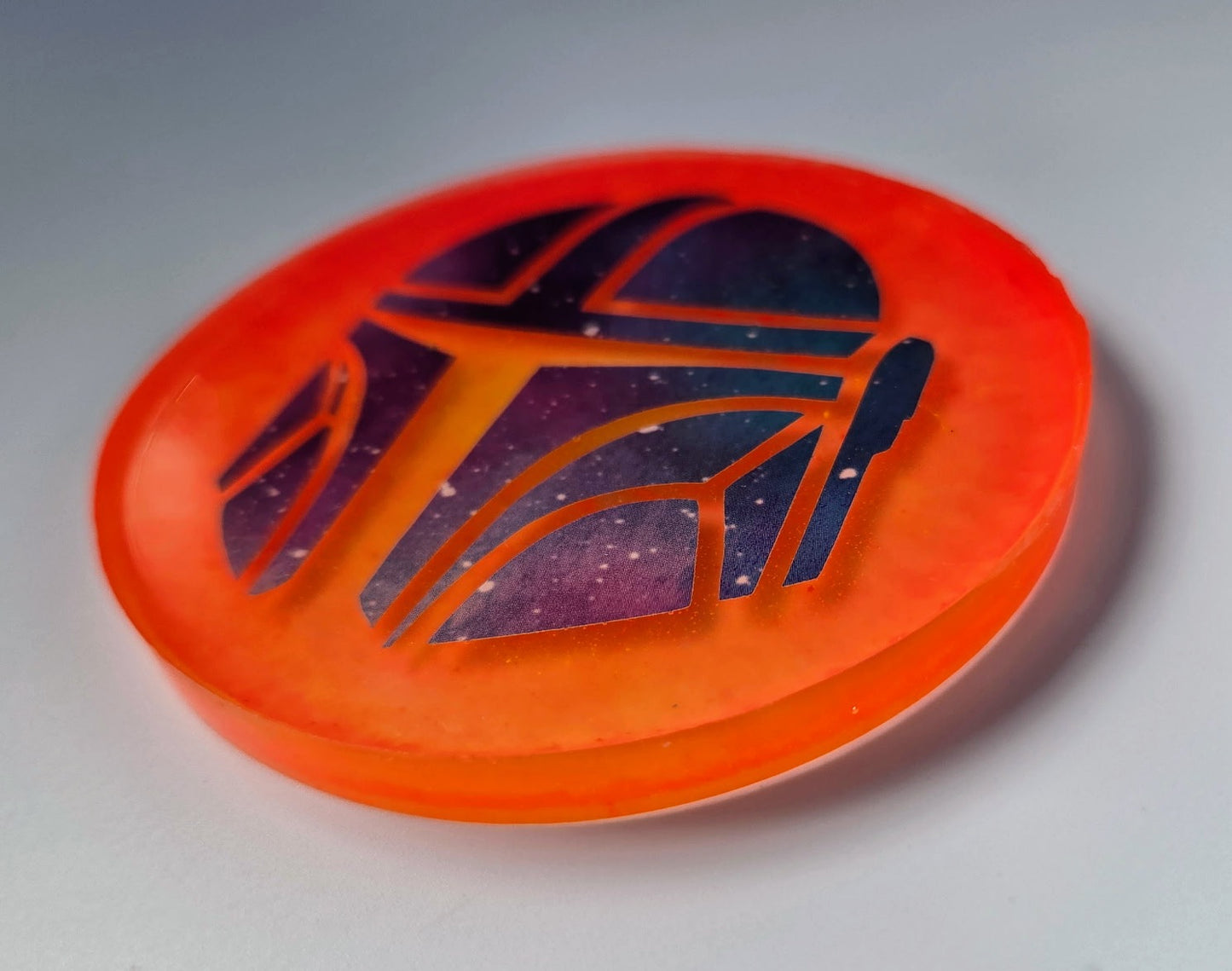 Mando Glow Disc Golf Marker/Coaster