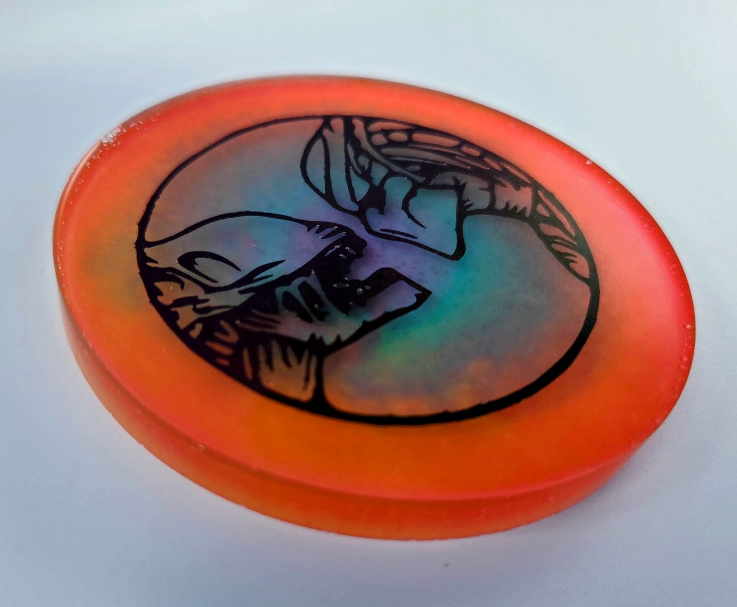 Alien vs Predator Glow Disc Golf Marker/Coaster FINAL SALE