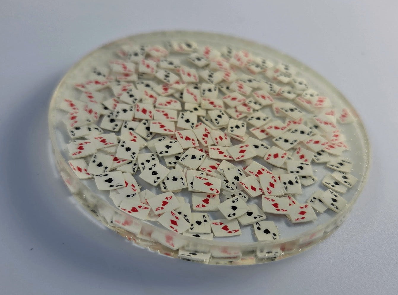 Aces Glow Disc Golf Marker/Coaster CLEARANCE/DEFECT FINAL SALE!
