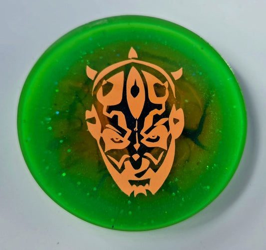Green Maul Glow Disc Golf Marker/Coaster