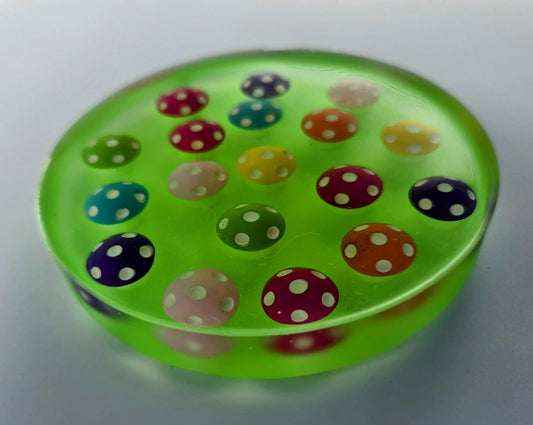 Mushroom Glow Disc Golf Marker/Coaster